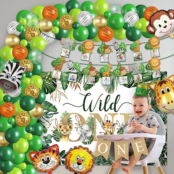 Wild One Party Theme Table Decor and Kits | Konfetti Parties