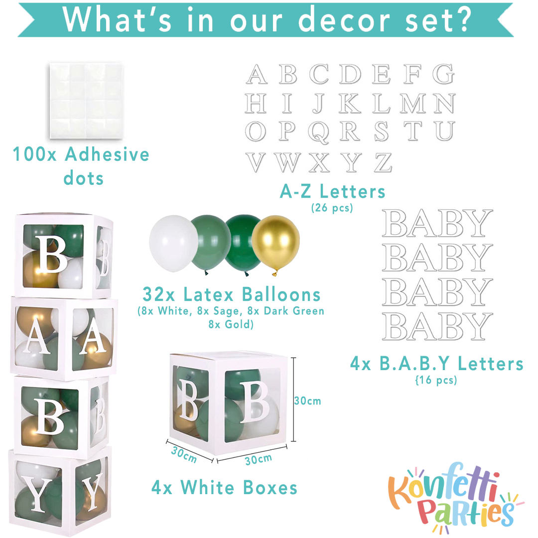 B.A.B.Y Box - Chic Sage Green & Gold